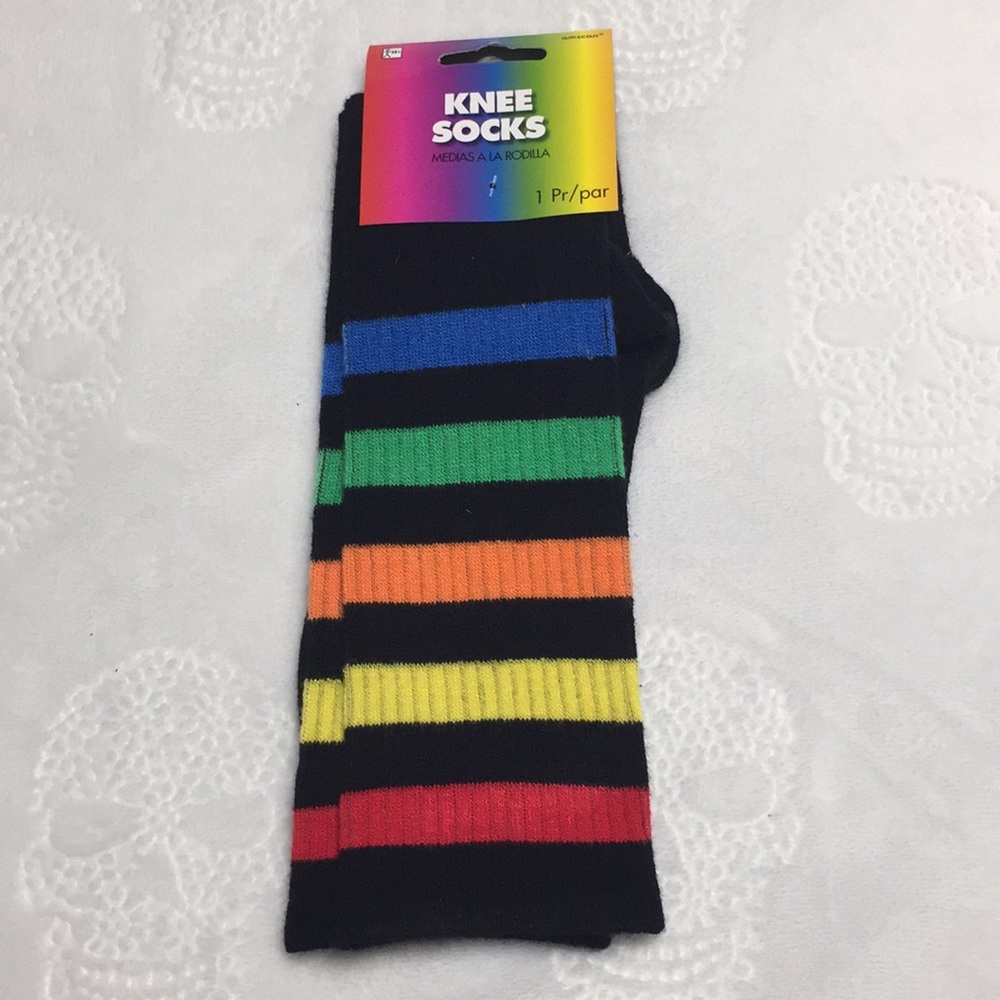 🌈 Pride Rainbow Knee High Socks